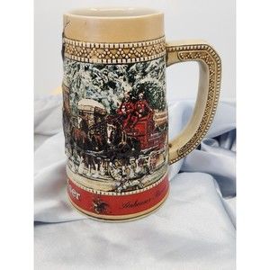 Handcrafted Anheuser Busch Mug, Made in Brazil, "C" Series. Limited Edition.
